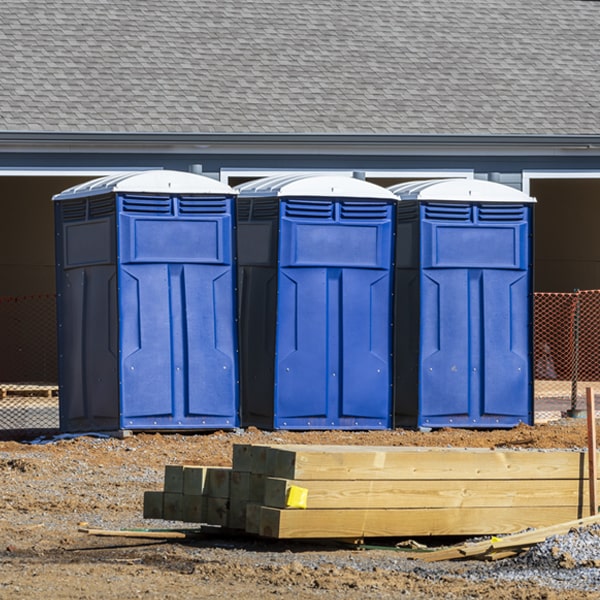 can i customize the exterior of the portable toilets with my event logo or branding in Hosston